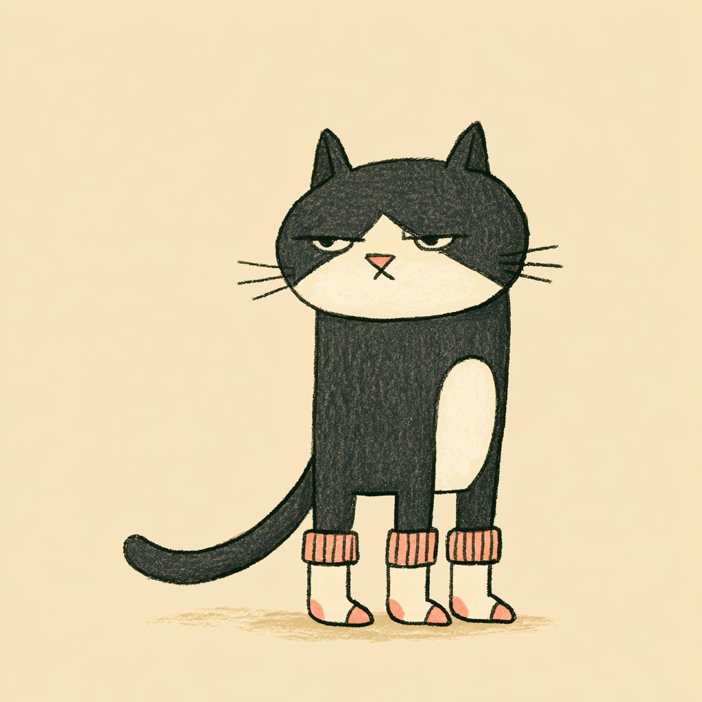An unimpressed cat with a flat, deniably annoyed expression